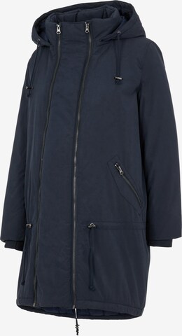 Parka d’hiver 'Tikkamaddy' MAMALICIOUS en bleu : devant