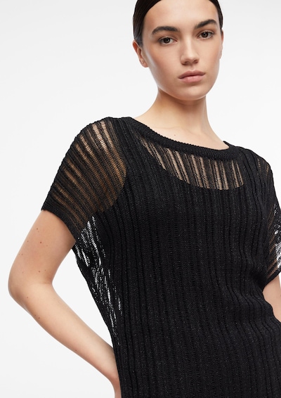 COMMA Pullover in L in schwarz, Produktansicht