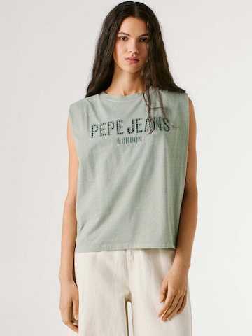 Top 'MIRARI' di Pepe Jeans in verde: frontale