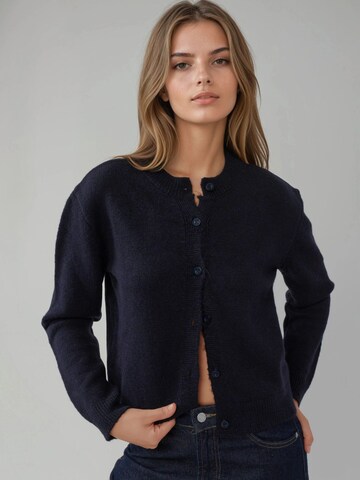 Hiccup Knit Cardigan in Blue