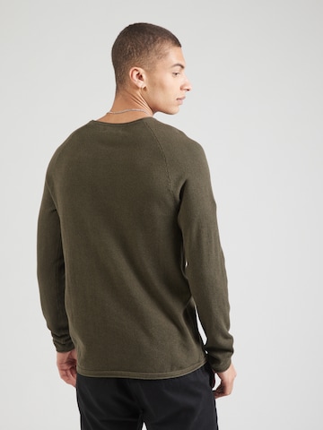 JACK & JONES Средняя посадка Свитер 'JJEHill' в Зеленый