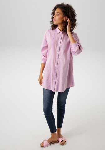 Aniston CASUAL Bluse in Lila