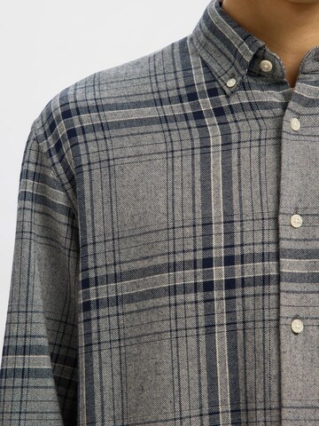 SELECTED - Ajuste regular Camisa en gris