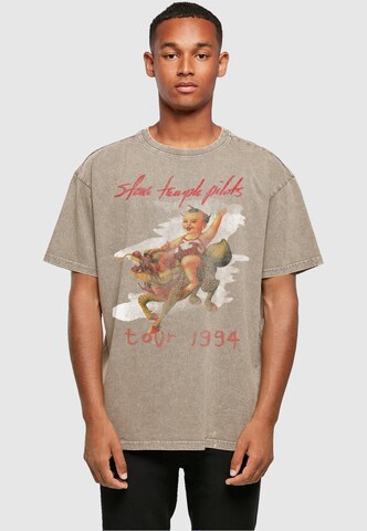 T-Shirt 'Stone Temple Pilots - Tour 94' Merchcode en marron : devant