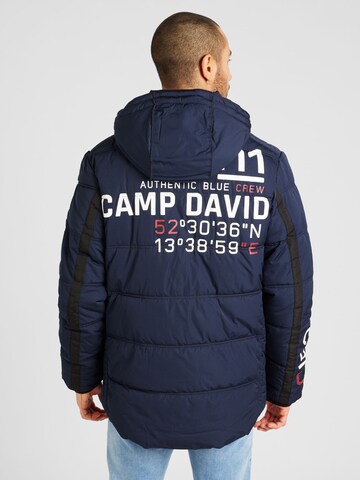 Giacca invernale di CAMP DAVID in blu: frontale