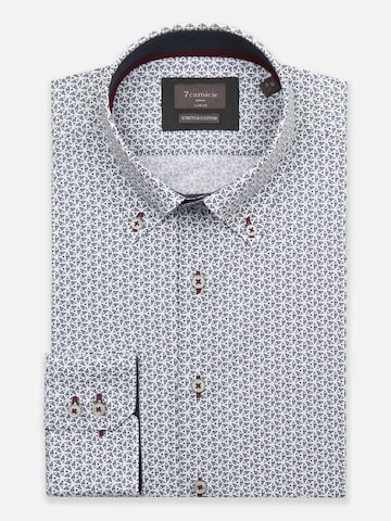 Slim fit Camicia business di 7Camicie in bianco: frontale