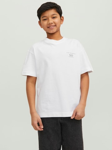 T-Shirt Jack & Jones Junior en blanc : devant