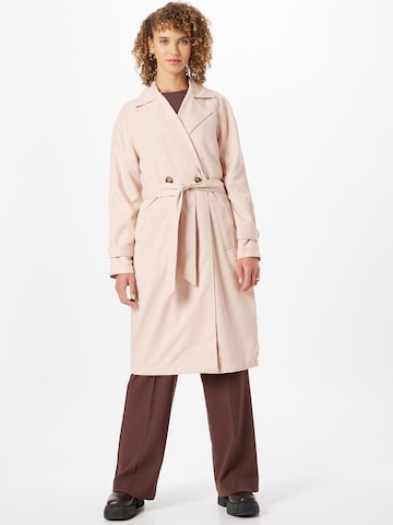 VERO MODA Ανοιξιάτικο και φθινοπωρινό παλτό 'LOU' σε ροζ: μπροστά