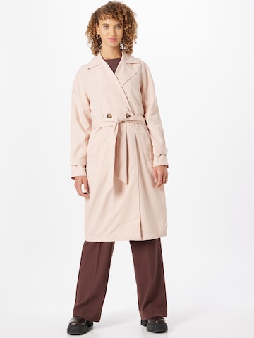 VERO MODA Between-Seasons Coat 'LOU' in Pink: front