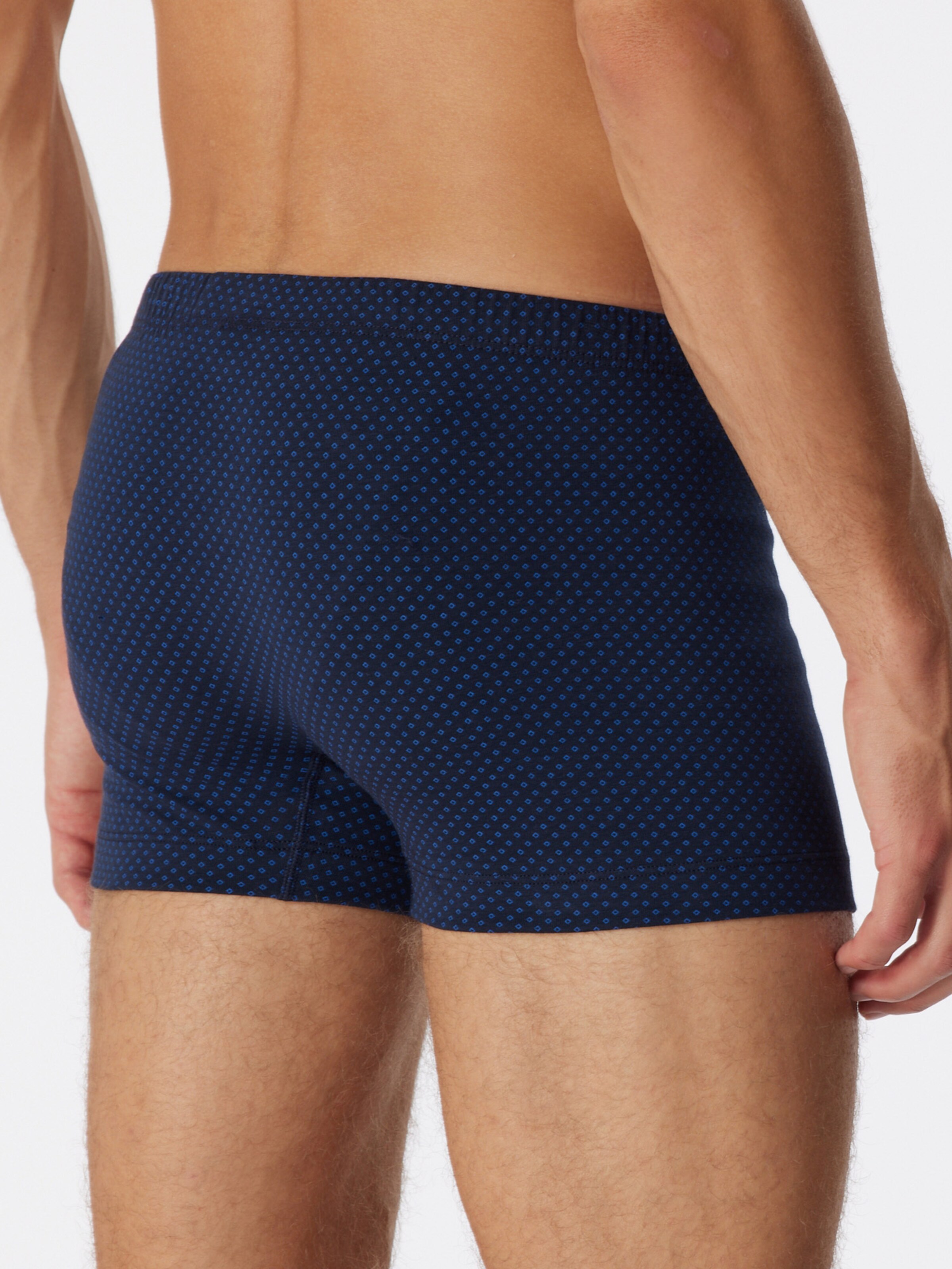 SCHIESSER Boxershorts ' Cotton Casuals ' in Blauw