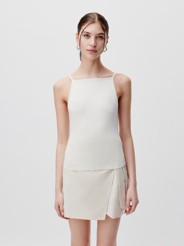 LeGer by Lena Gercke - Top de punto 'Elonie' en blanco: frente