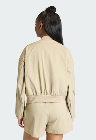 ADIDAS SPORTSWEAR Performance Jacket 'Z.N.E.' in Brown