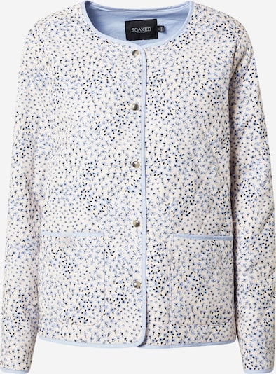 SOAKED IN LUXURY Veste mi-saison 'Qarin' en bleu / noir / blanc, Vue avec produit