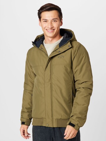 Veste mi-saison BILLABONG en vert : devant