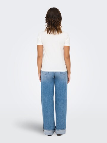 T-shirt 'ONLMARGO' ONLY en blanc
