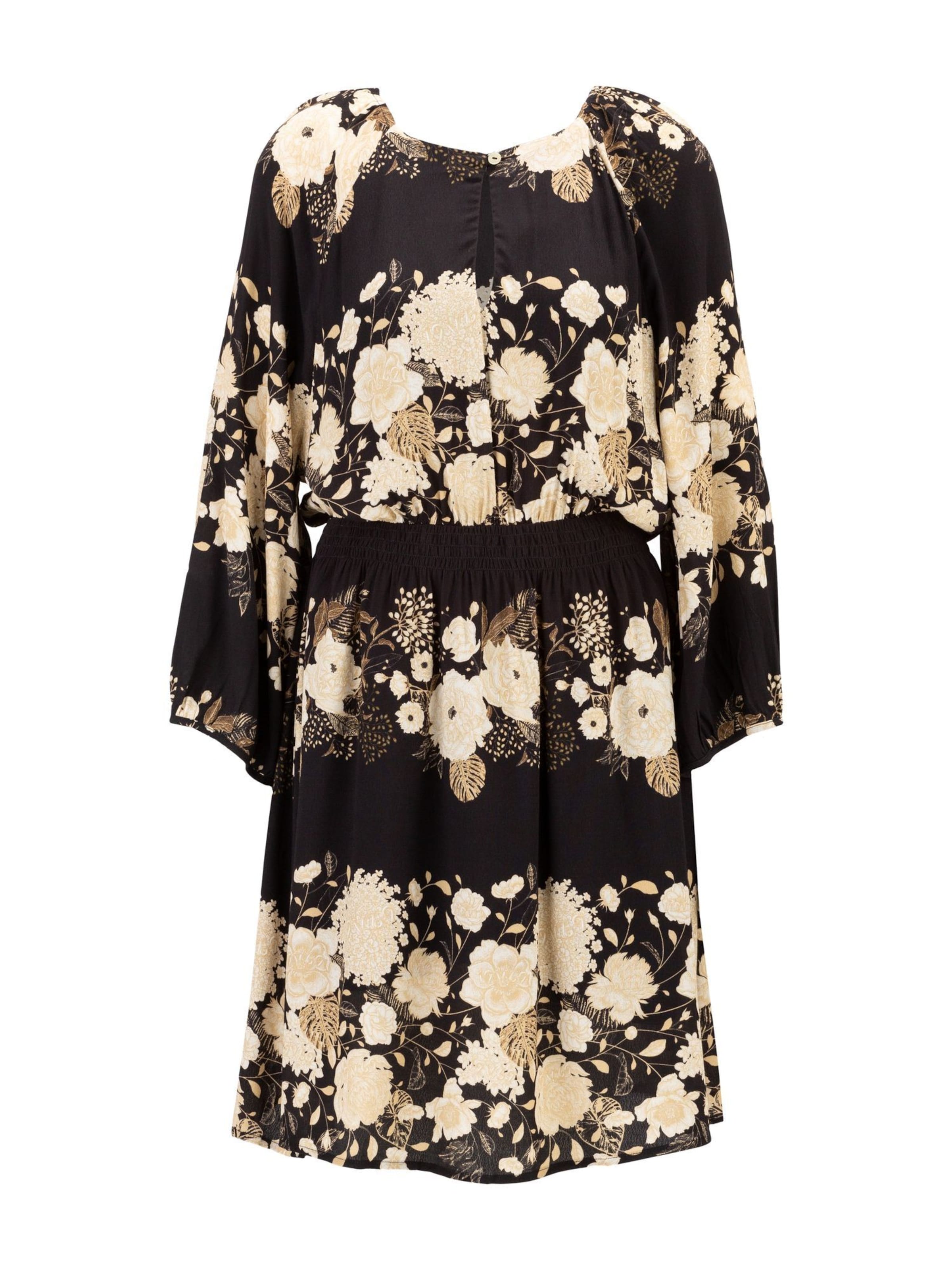 19V69 ITALIA Jurk 'Karine' in Zwart: voorkant