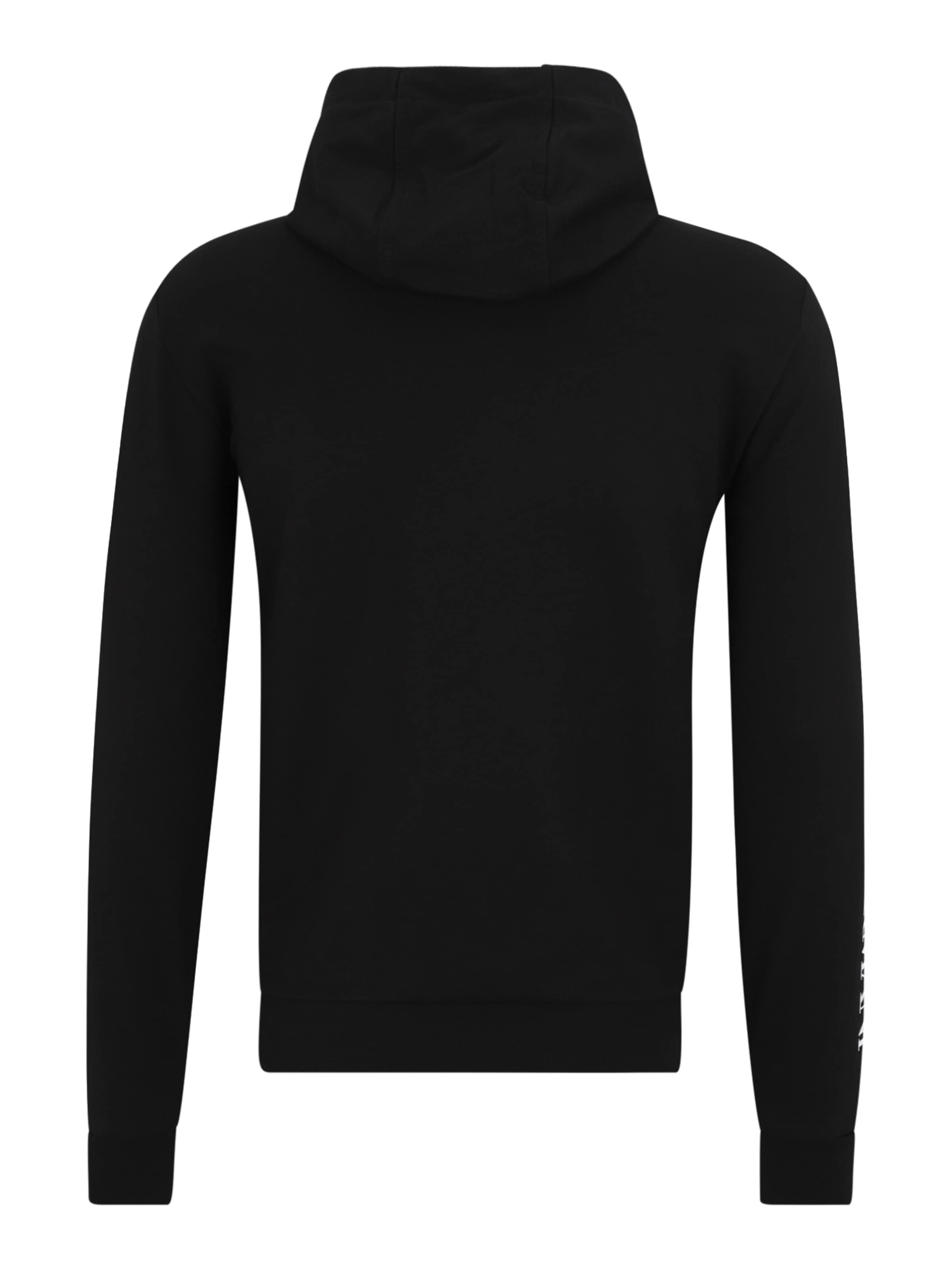 EA7 Emporio Armani Sweatjacka i svart
