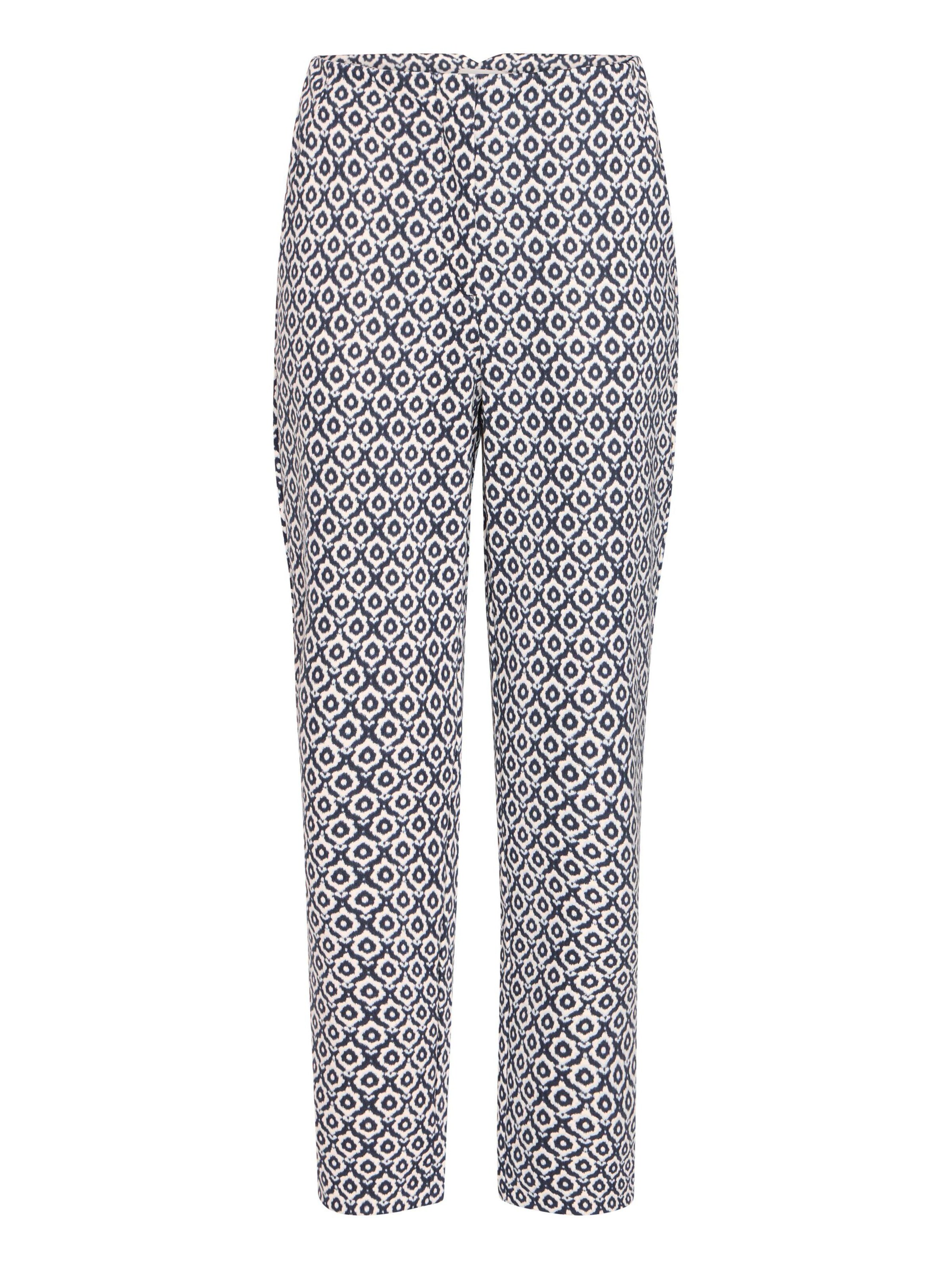 ICHI Broek 'IHKate' in Blauw: voorkant