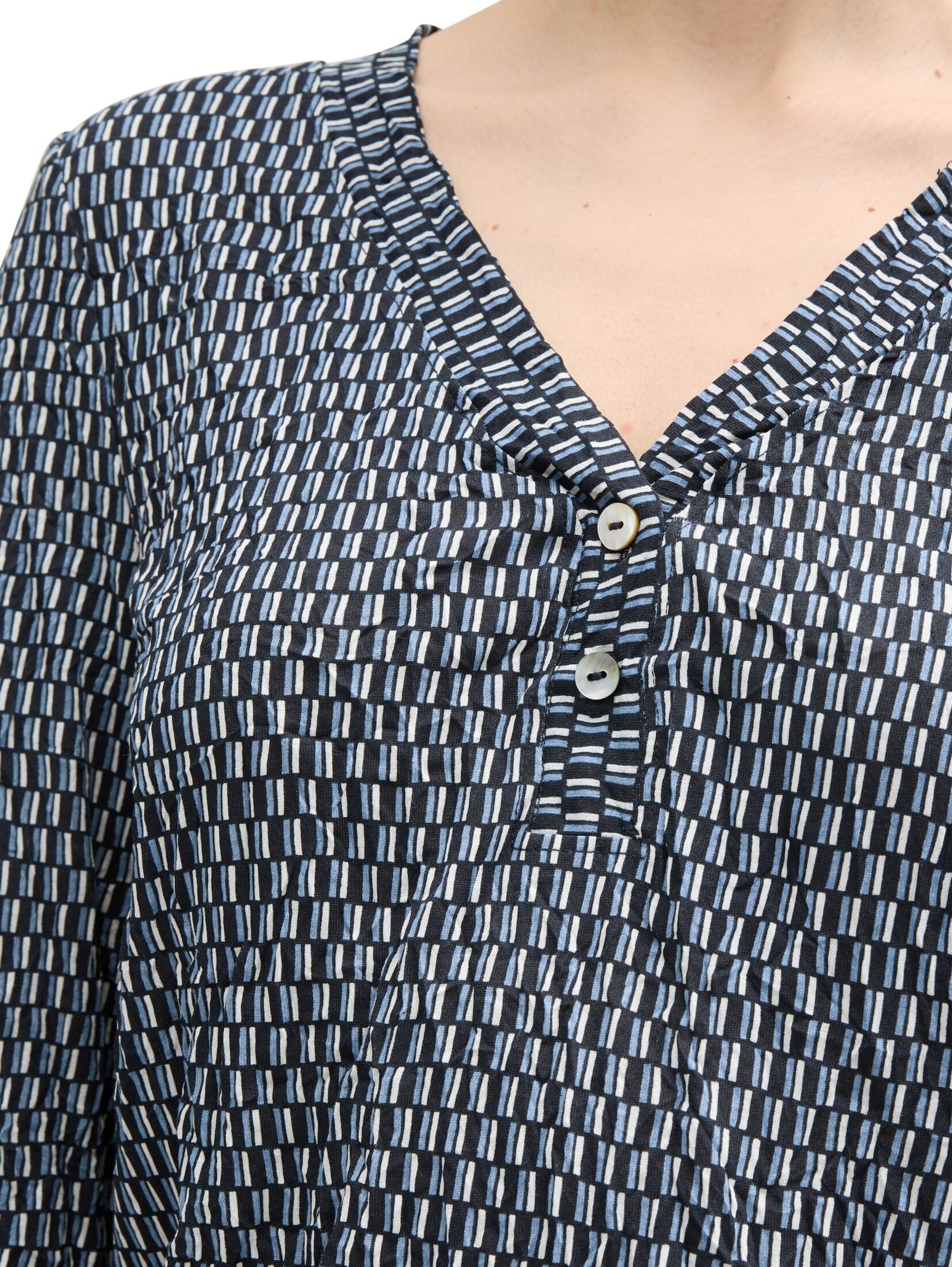 TOM TAILOR Bluse in Blau