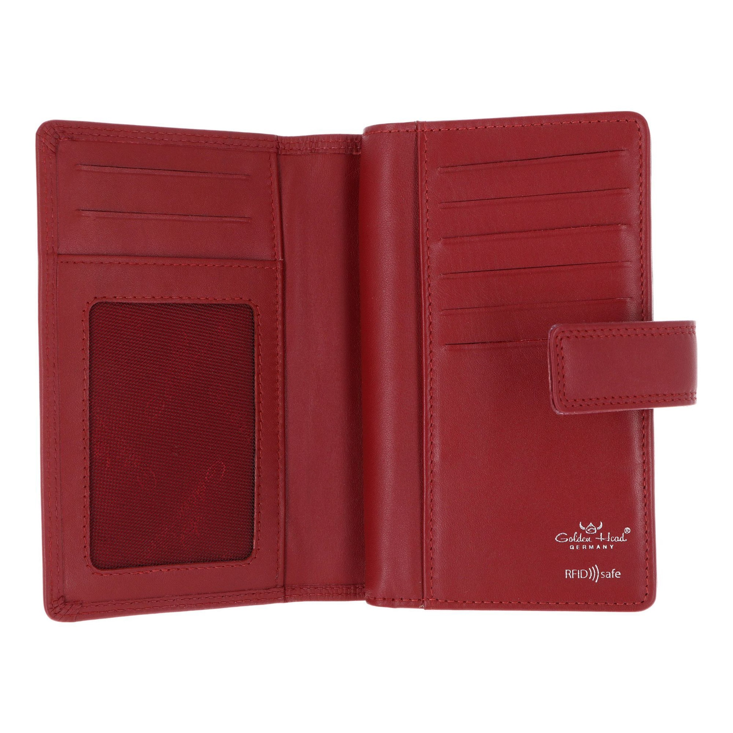 Portamonete 'Polo' di GOLDEN HEAD in rosso
