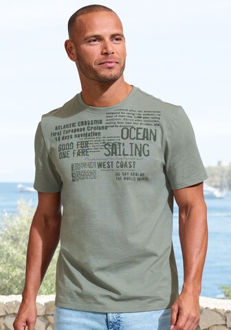 JOHN DEVIN Shirt in Green: front