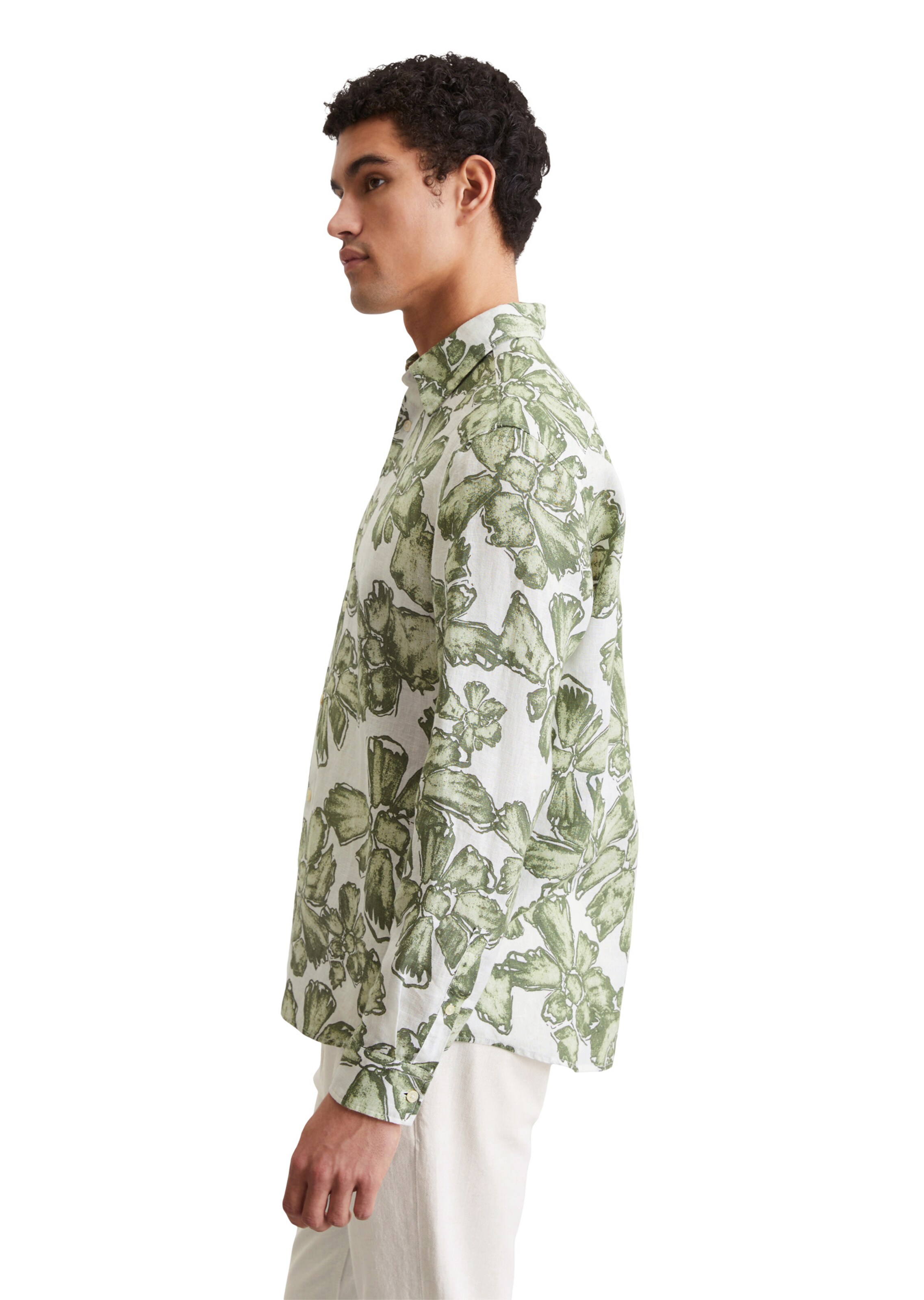 Marc O'Polo Regular fit Button Up Shirt in Green