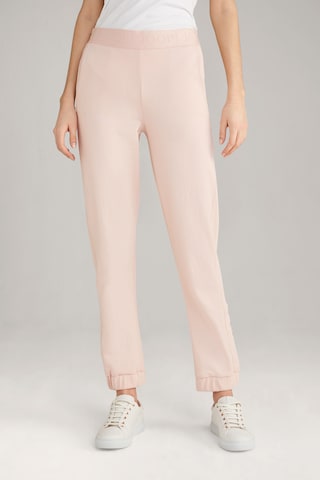 JOOP! Tapered Broek in Roze: voorkant