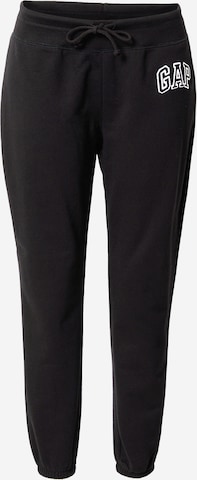 Gap Tall Tapered Joggingshose in Schwarz: predná strana