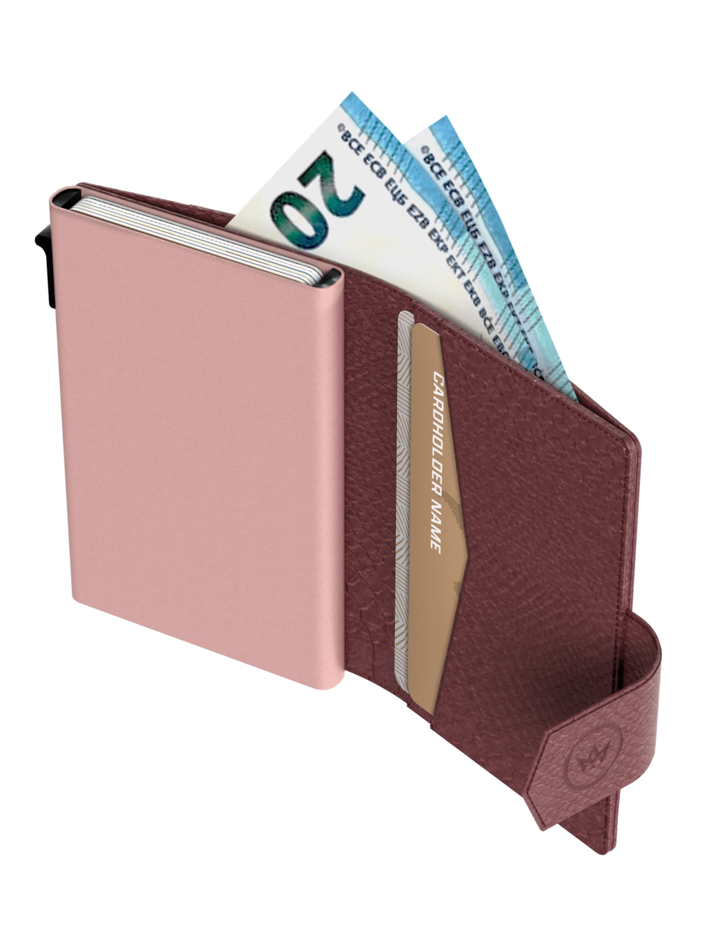 Prowallet Wallet 'Pasjeshouder Plus Snake' in Red