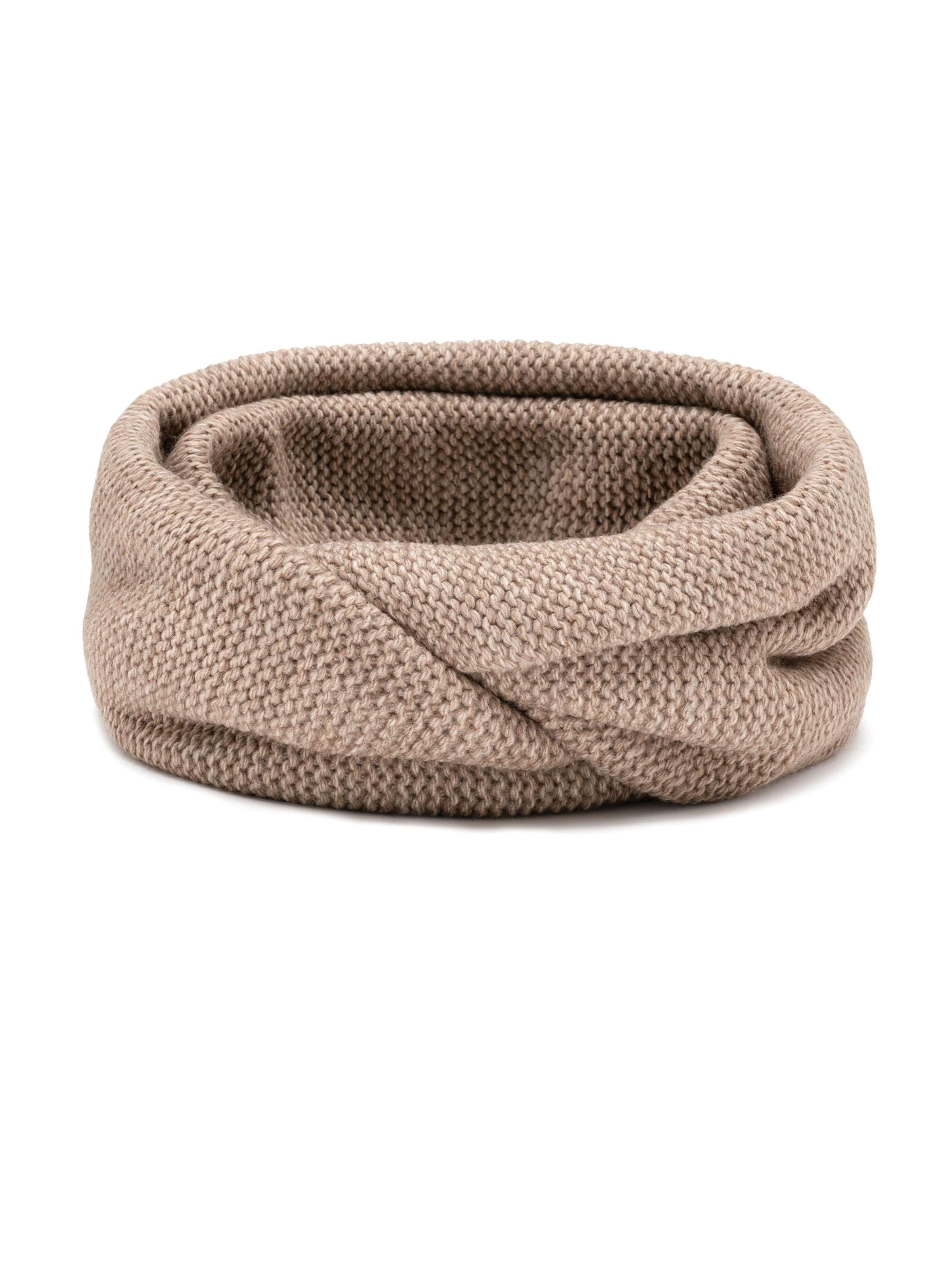 Vivisence Tunnelsjaal '7103' in Beige: voorkant