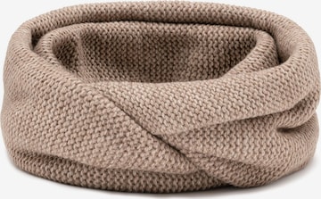 Écharpe tube '7103' Vivisence en beige : devant