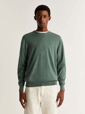 Scalpers Sweter w kolorze zielony: przód