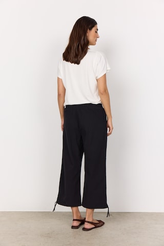 Soyaconcept Loose fit Pleat-front trousers 'Cissie' in Black