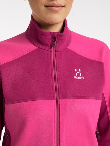 Haglöfs Athletic Fleece Jacket 'Buteo' in Pink