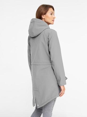 Derbe Softshelljacke 'Island Friese' in Grau