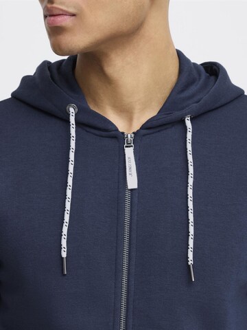 INDICODE JEANS Zip-Up Hoodie 'Playno' in Blue