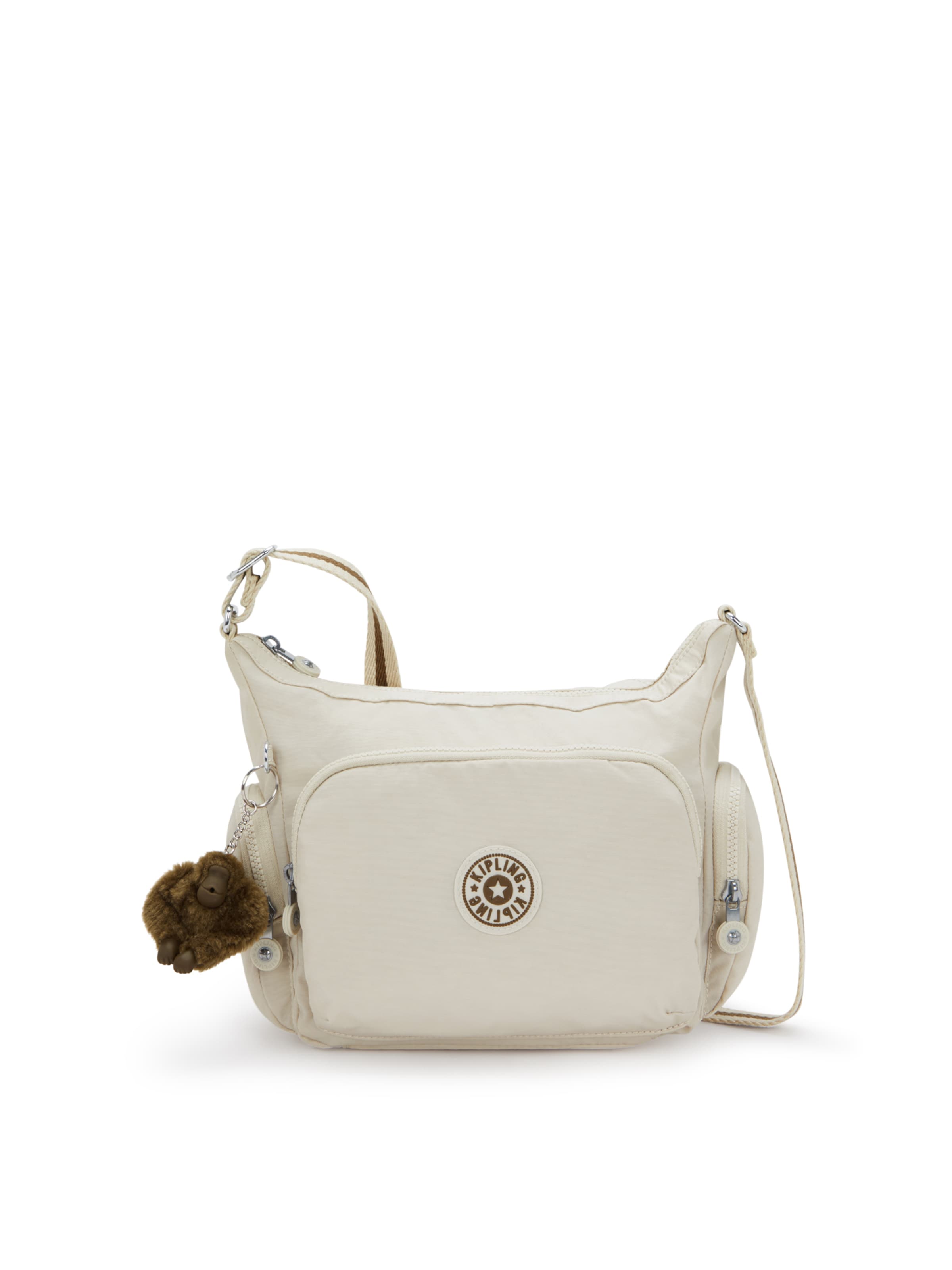 Geantă de umăr 'Gabb' de la KIPLING pe alb: față