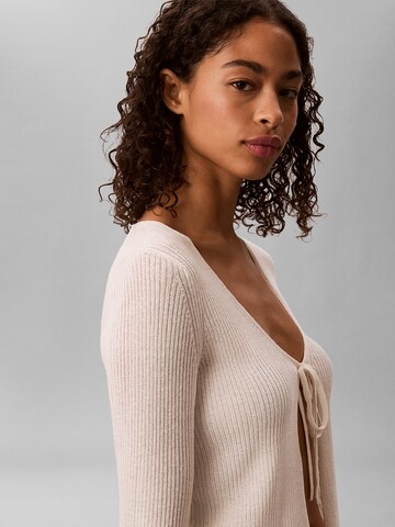 Calvin Klein Jeans Strickjacke in Weiß