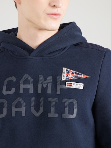Felpa di CAMP DAVID in blu