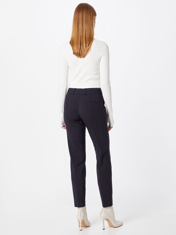 Coupe slim Pantalon à plis HUGO Red en bleu