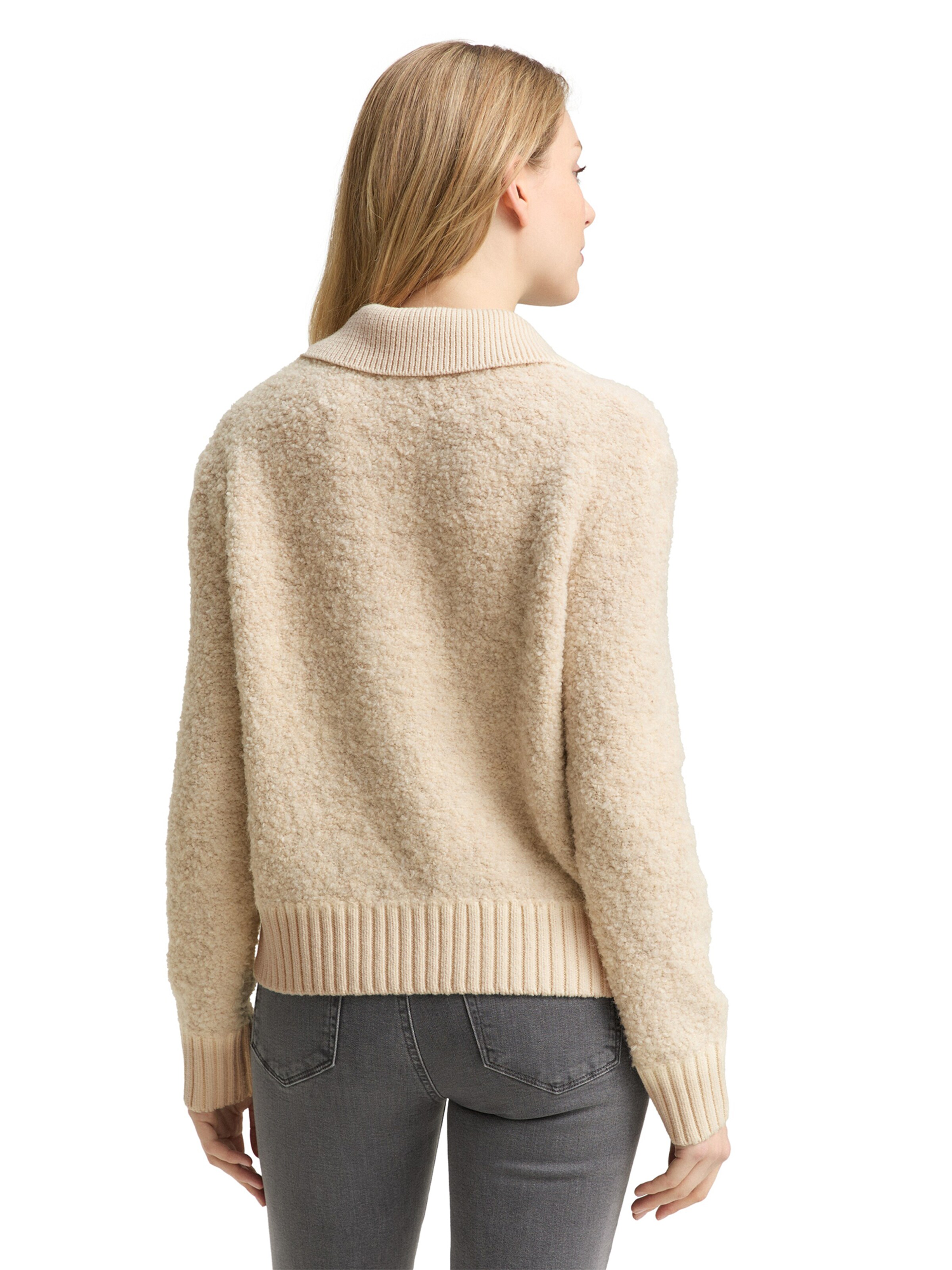 TOM TAILOR Sweater in Beige