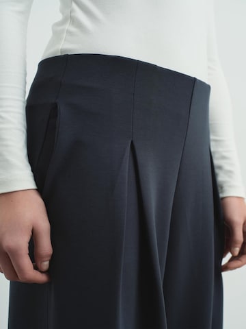 C&City Wide leg Pleat-front trousers in Grey