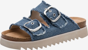 Tamaris Mule in Blue: front