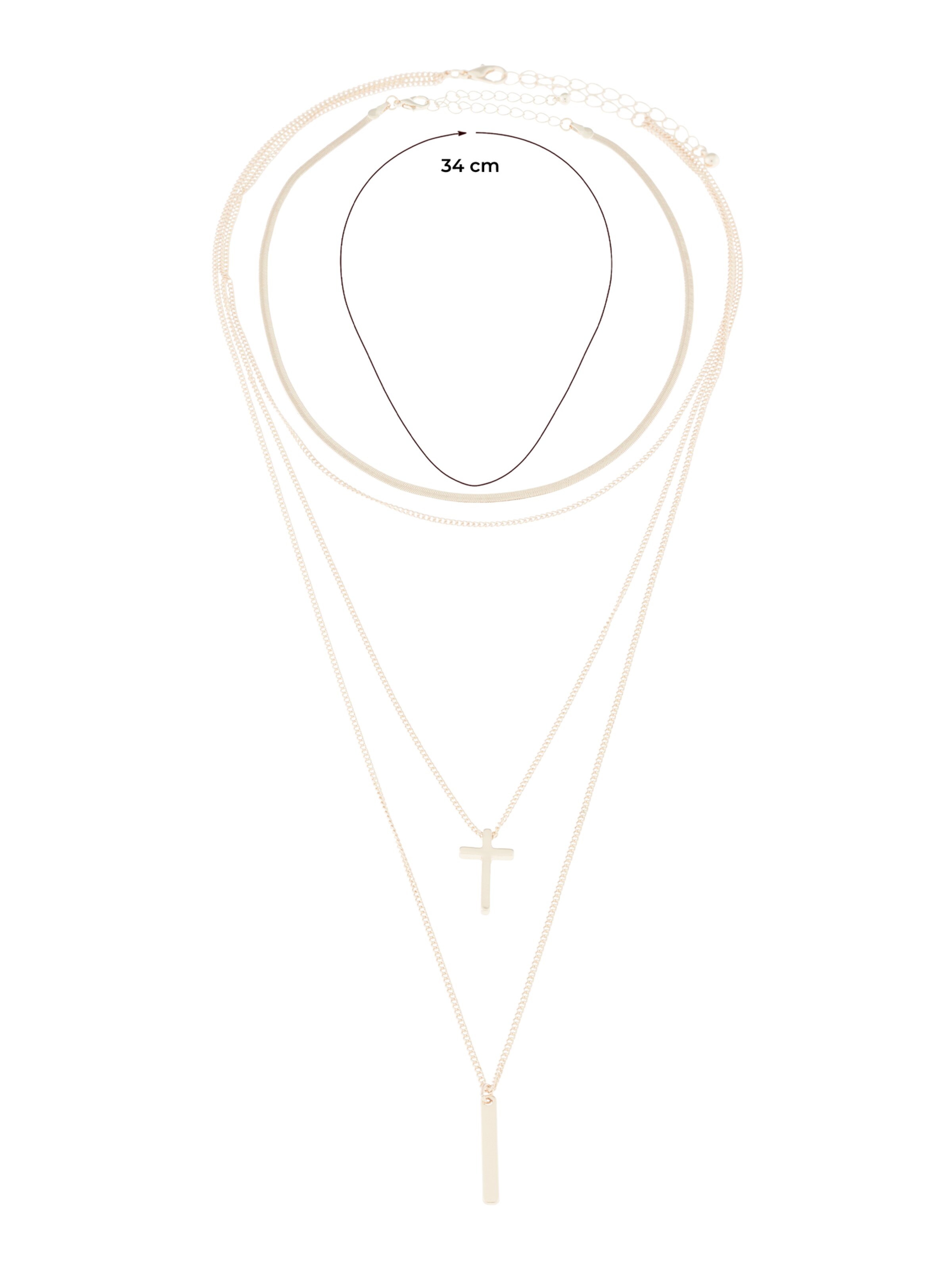 Chaîne 'KCN-68567-1V' ABOUT YOU en or