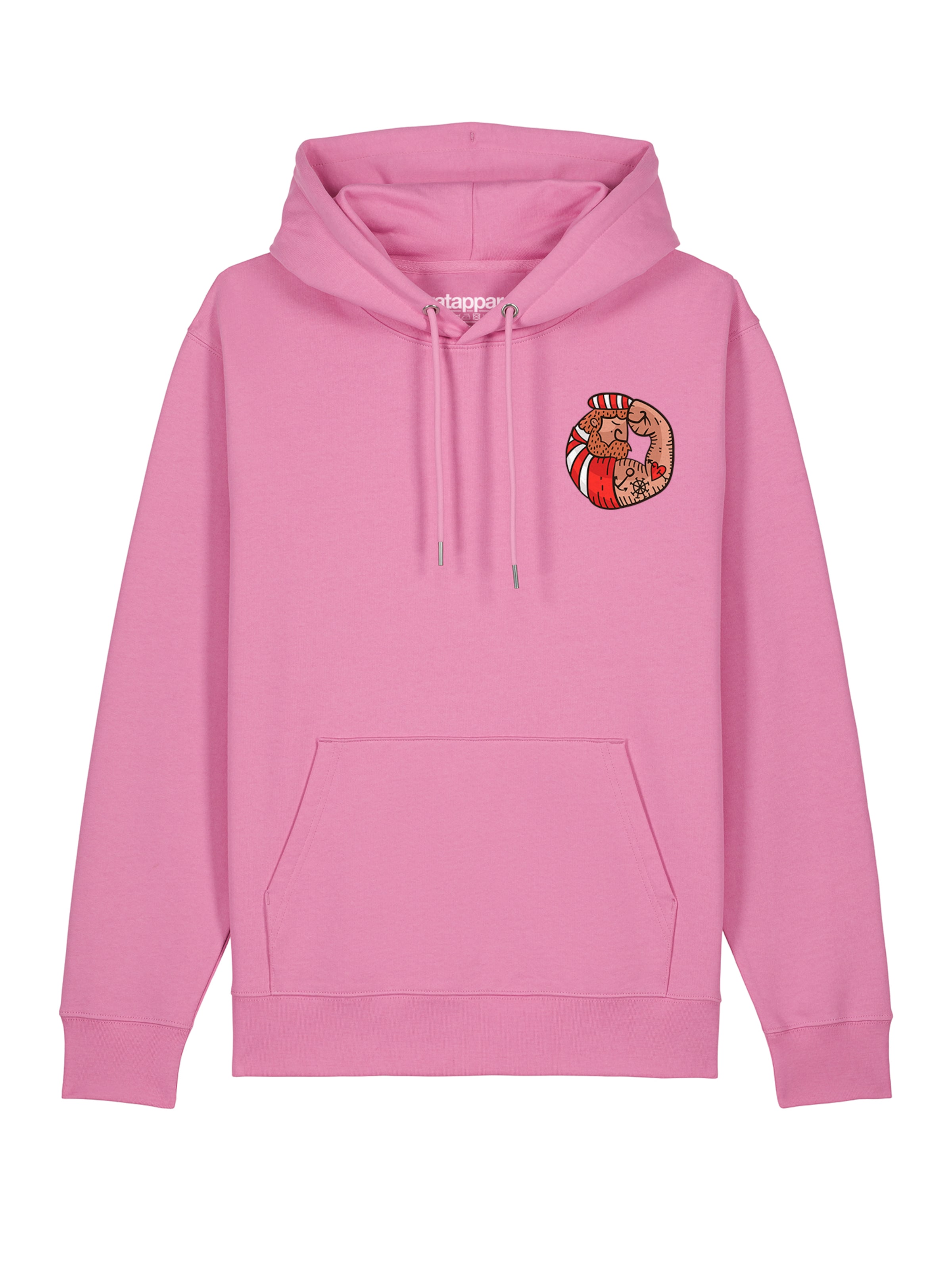 Sweat-shirt 'Seemann' Watapparel en rose : devant