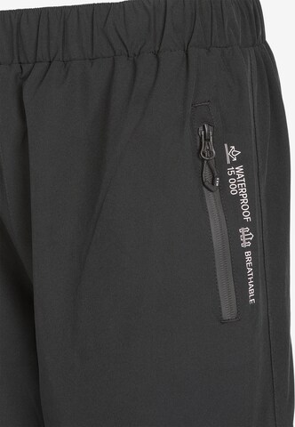 Weather Report Regular Outdoor Pants 'Camelia' in Black