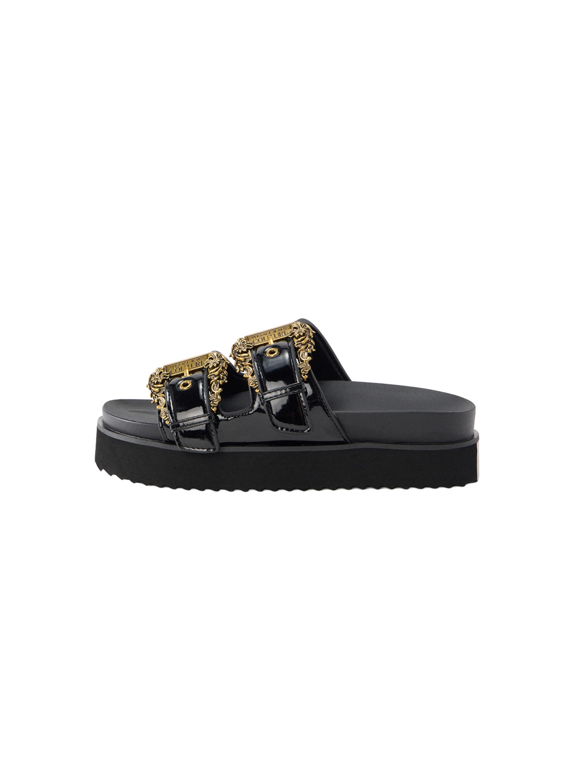 Versace Jeans Couture Mules 'Fondo Arizona' in Black: front