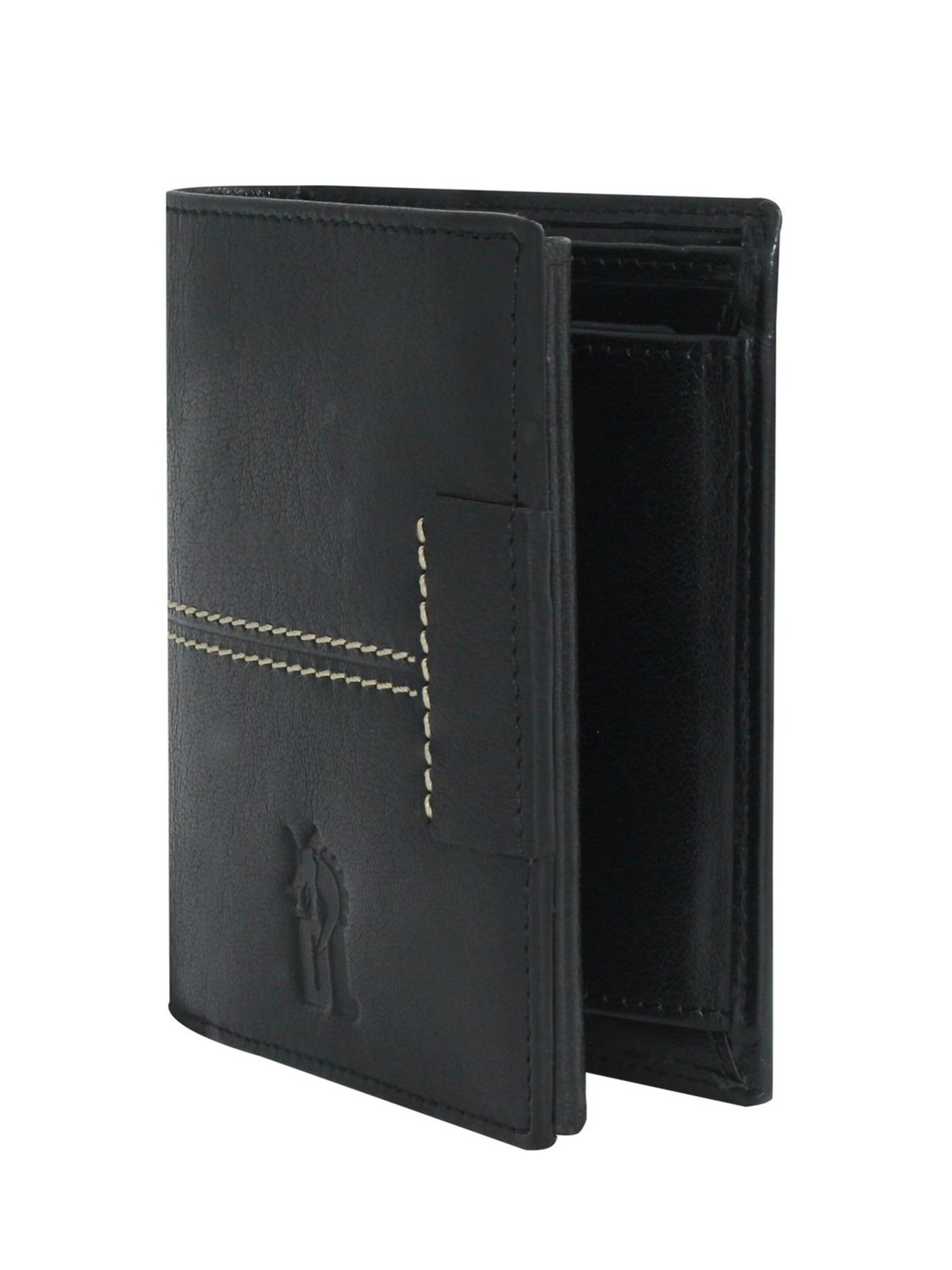 DrachenLeder - Cartera en negro