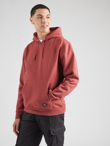 Sweat-shirt Vintage Industries en rouge : devant