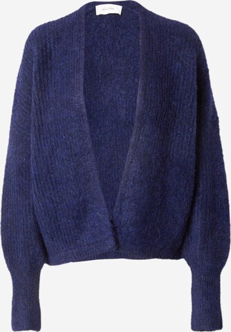 AMERICAN VINTAGE Knit Cardigan 'EAST' in Blue: front